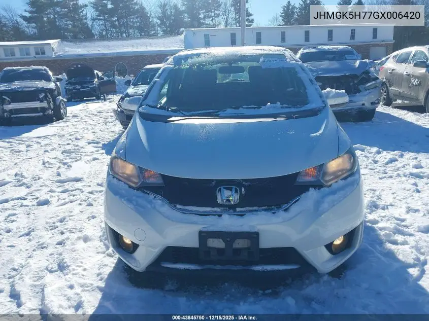 JHMGK5H77GX006420 2016 Honda Fit Ex