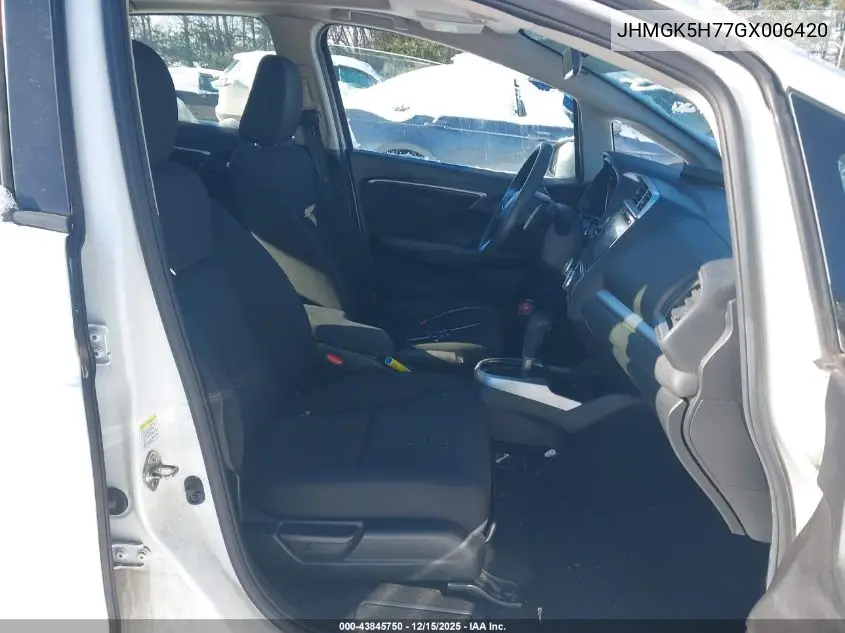 JHMGK5H77GX006420 2016 Honda Fit Ex