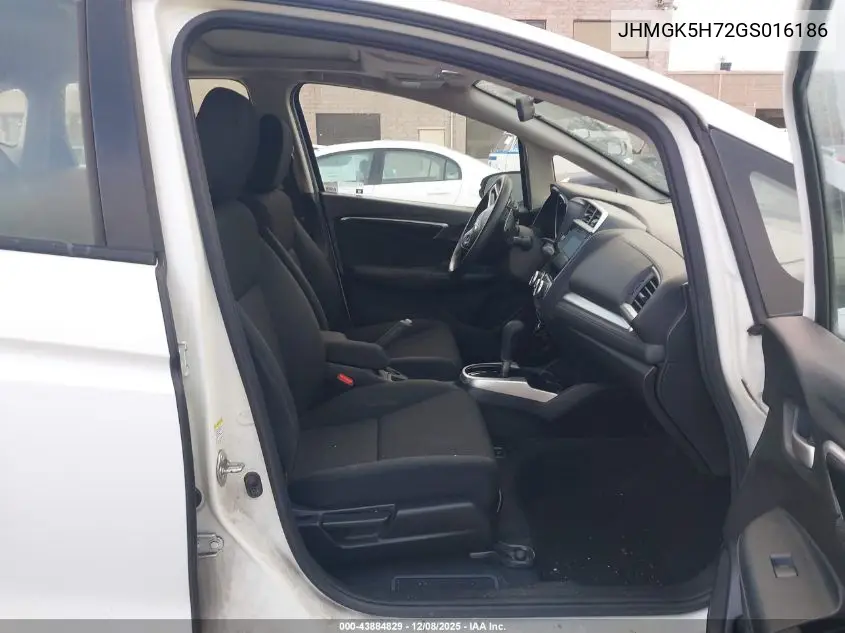 JHMGK5H72GS016186 2016 Honda Fit Ex