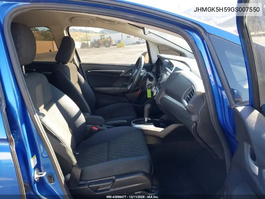 JHMGK5H59GS007550 2016 Honda Fit Lx
