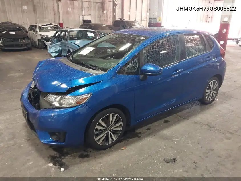 JHMGK5H79GS006822 2016 Honda Fit Ex