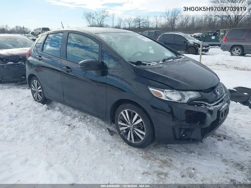 3HGGK5H97GM703919 2016 Honda Fit Ex-L