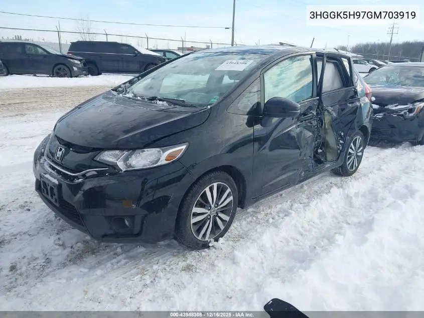 3HGGK5H97GM703919 2016 Honda Fit Ex-L