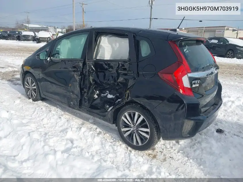 3HGGK5H97GM703919 2016 Honda Fit Ex-L