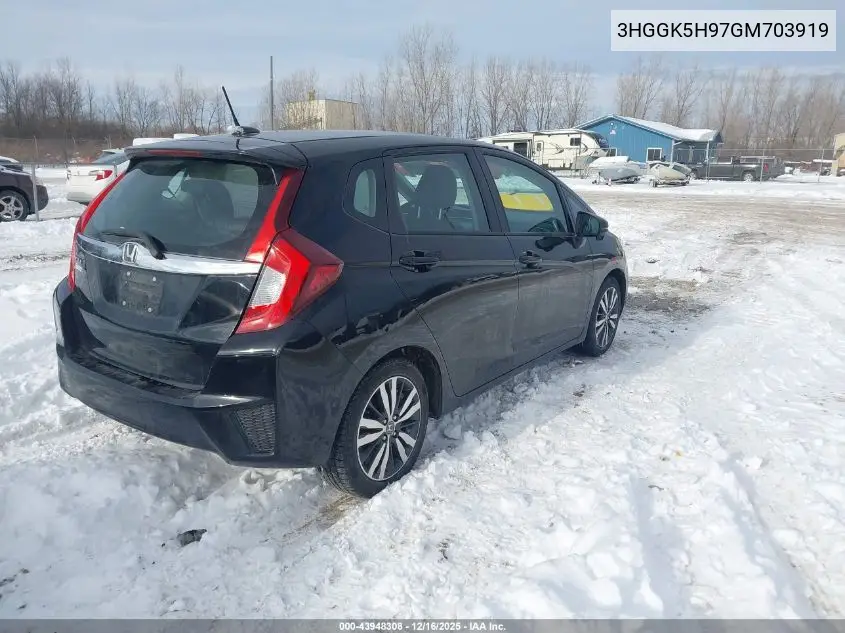 3HGGK5H97GM703919 2016 Honda Fit Ex-L