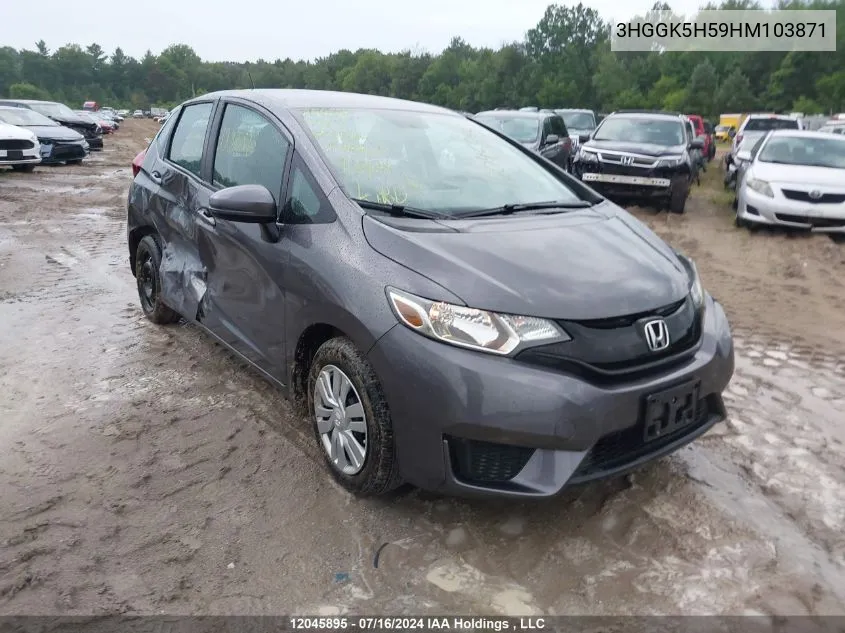 3HGGK5H59HM103871 2017 Honda Fit