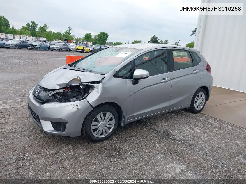 2017 Honda Fit Lx VIN: JHMGK5H57HS010268 Lot: 39325523