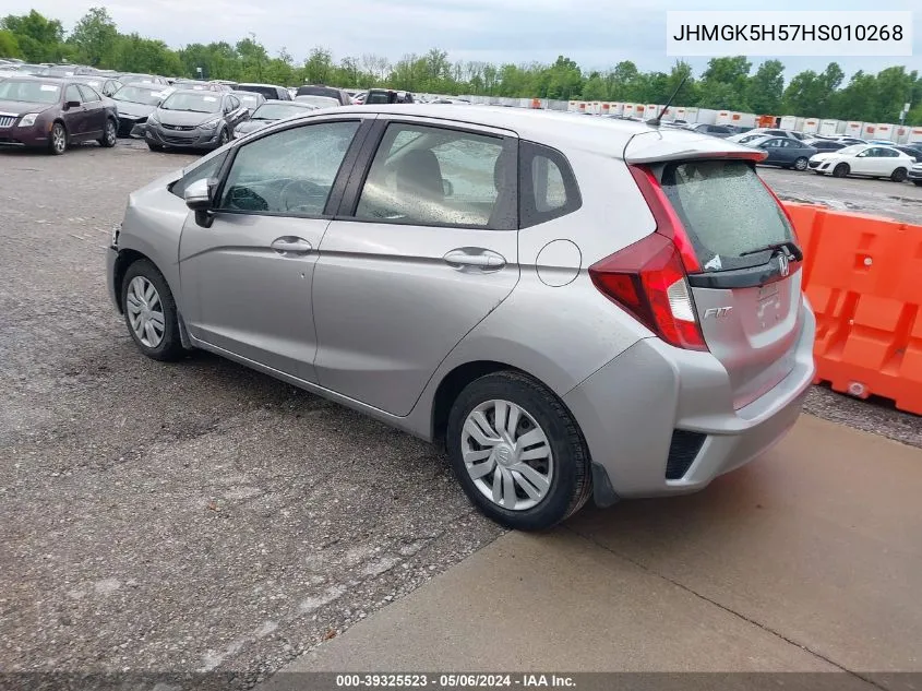 2017 Honda Fit Lx VIN: JHMGK5H57HS010268 Lot: 39325523