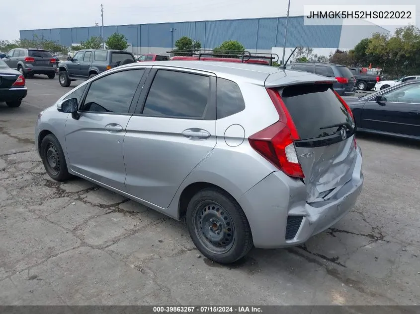 JHMGK5H52HS022022 2017 Honda Fit Lx