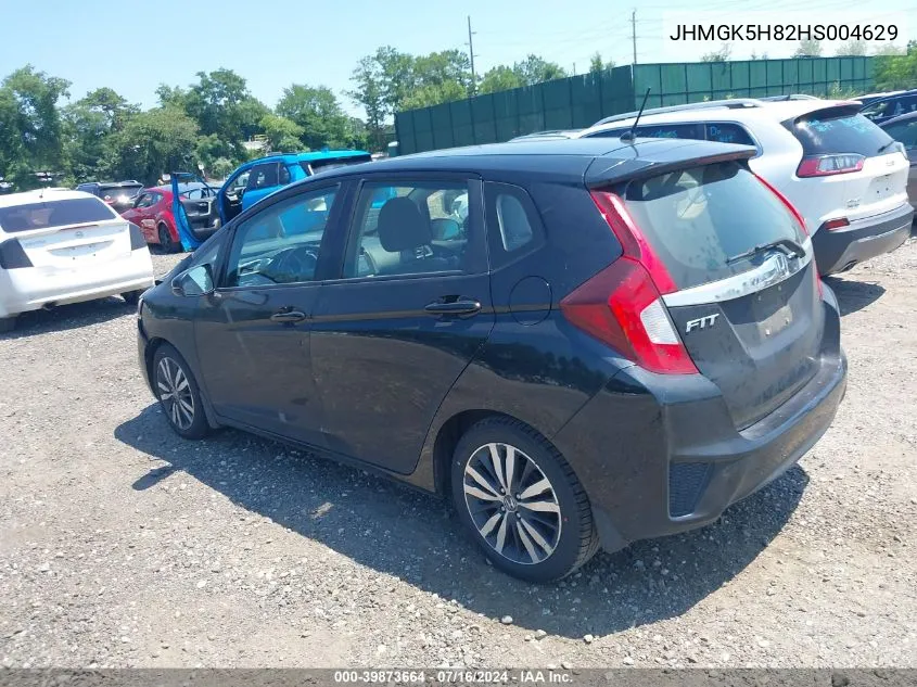 2017 Honda Fit Ex-L VIN: JHMGK5H82HS004629 Lot: 39873664