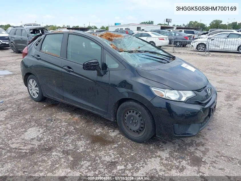 3HGGK5G58HM700169 2017 Honda Fit Lx