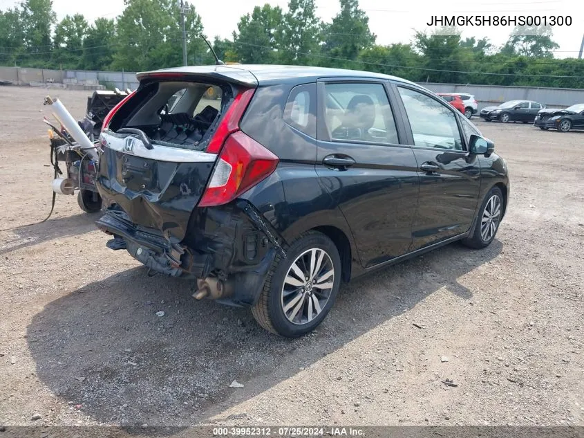 2017 Honda Fit Ex-L VIN: JHMGK5H86HS001300 Lot: 39952312