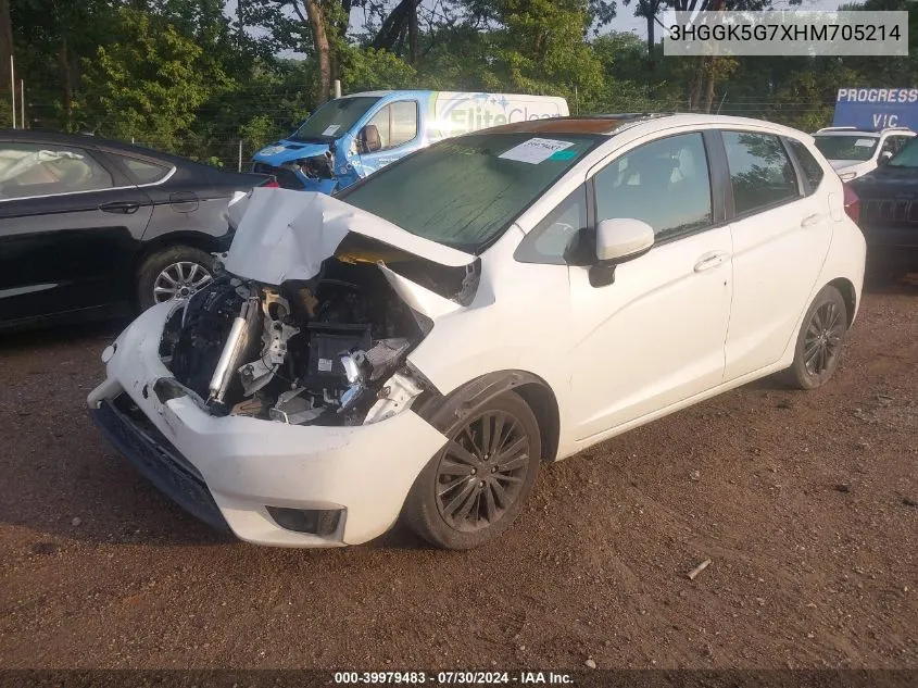 3HGGK5G7XHM705214 2017 Honda Fit Ex