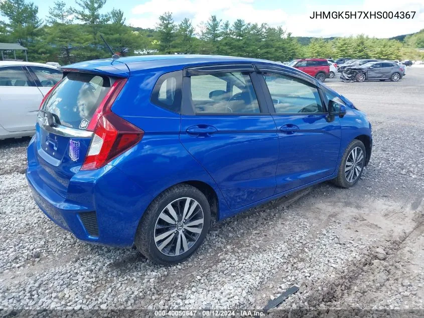 JHMGK5H7XHS004367 2017 Honda Fit Ex