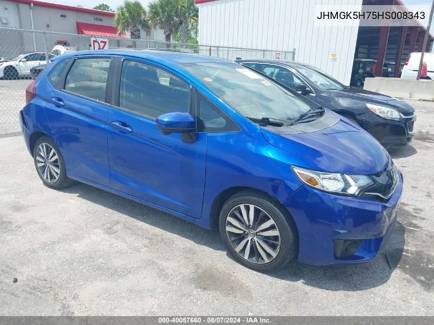 JHMGK5H75HS008343 2017 Honda Fit Ex