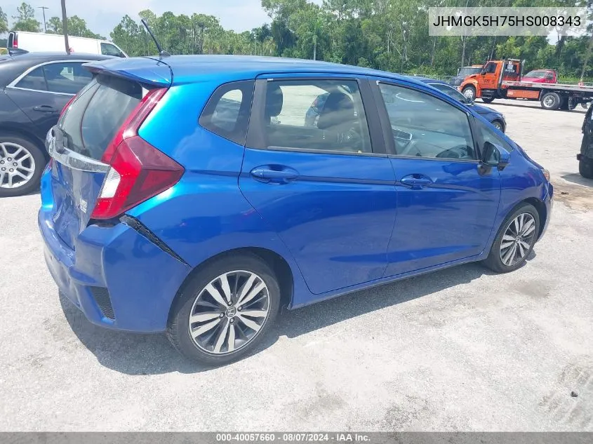 JHMGK5H75HS008343 2017 Honda Fit Ex