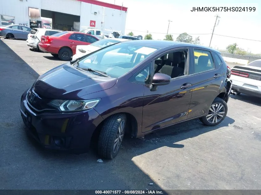 JHMGK5H75HS024199 2017 Honda Fit Ex