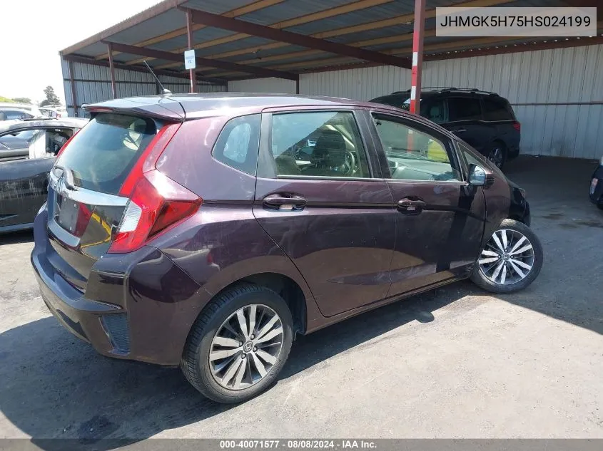 JHMGK5H75HS024199 2017 Honda Fit Ex