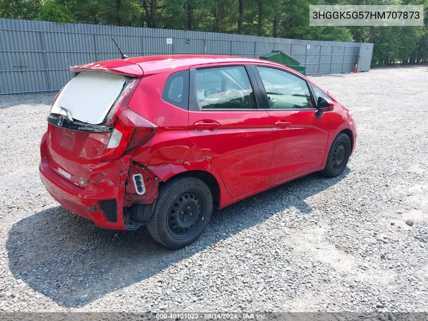 2017 Honda Fit Lx VIN: 3HGGK5G57HM707873 Lot: 40101023