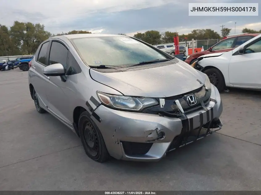 JHMGK5H59HS004178 2017 Honda Fit Lx