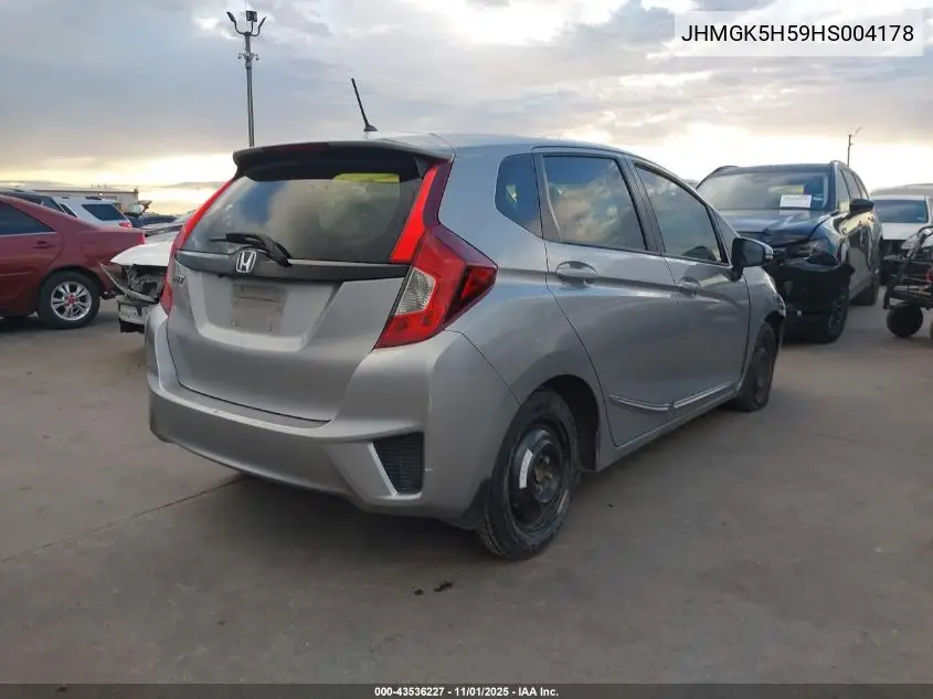 JHMGK5H59HS004178 2017 Honda Fit Lx