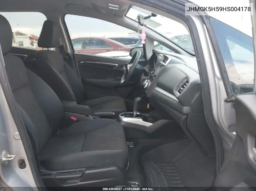 JHMGK5H59HS004178 2017 Honda Fit Lx
