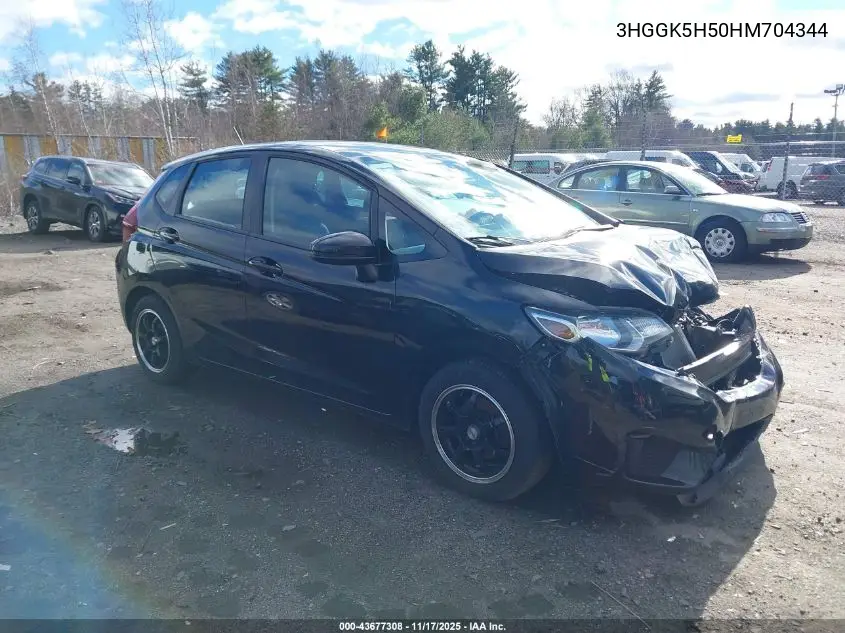3HGGK5H50HM704344 2017 Honda Fit Lx