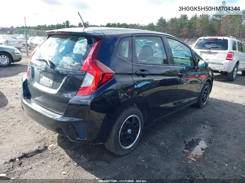 3HGGK5H50HM704344 2017 Honda Fit Lx