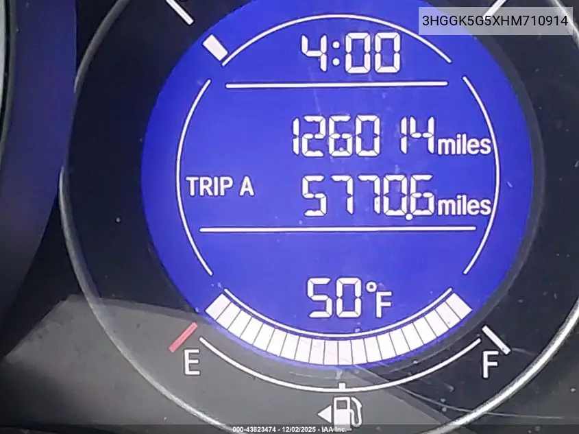 3HGGK5G5XHM710914 2017 Honda Fit Lx