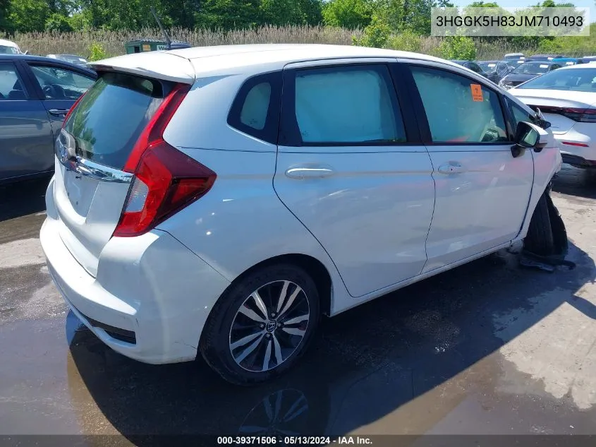 2018 Honda Fit Ex VIN: 3HGGK5H83JM710493 Lot: 39371506