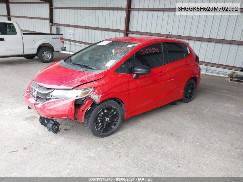 3HGGK5H62JM702092 2018 Honda Fit Sport