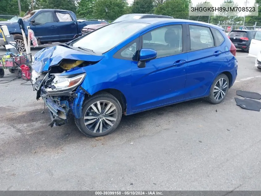 3HGGK5H89JM708523 2018 Honda Fit Ex