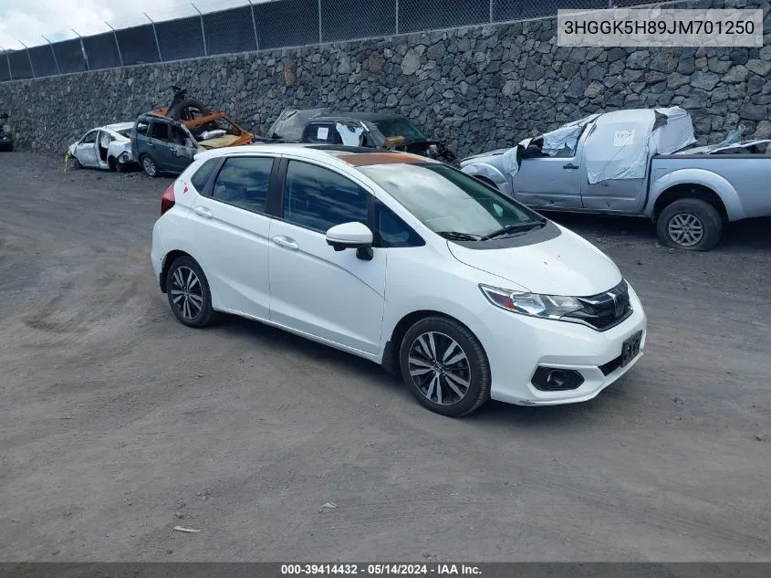 2018 Honda Fit Ex VIN: 3HGGK5H89JM701250 Lot: 39414432