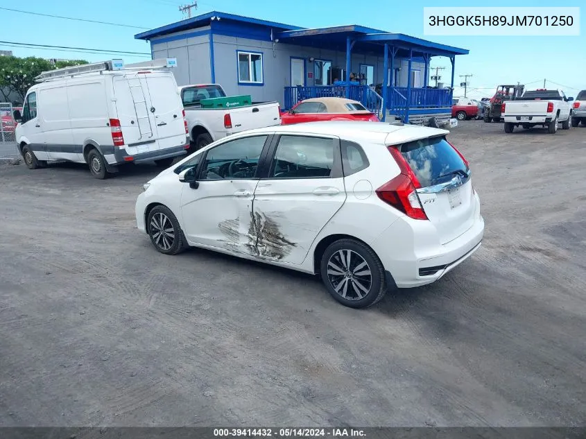 2018 Honda Fit Ex VIN: 3HGGK5H89JM701250 Lot: 39414432