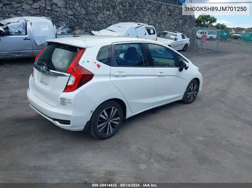 2018 Honda Fit Ex VIN: 3HGGK5H89JM701250 Lot: 39414432