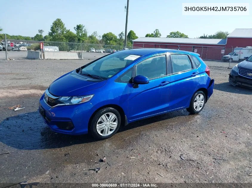 3HGGK5H42JM735706 2018 Honda Fit Lx