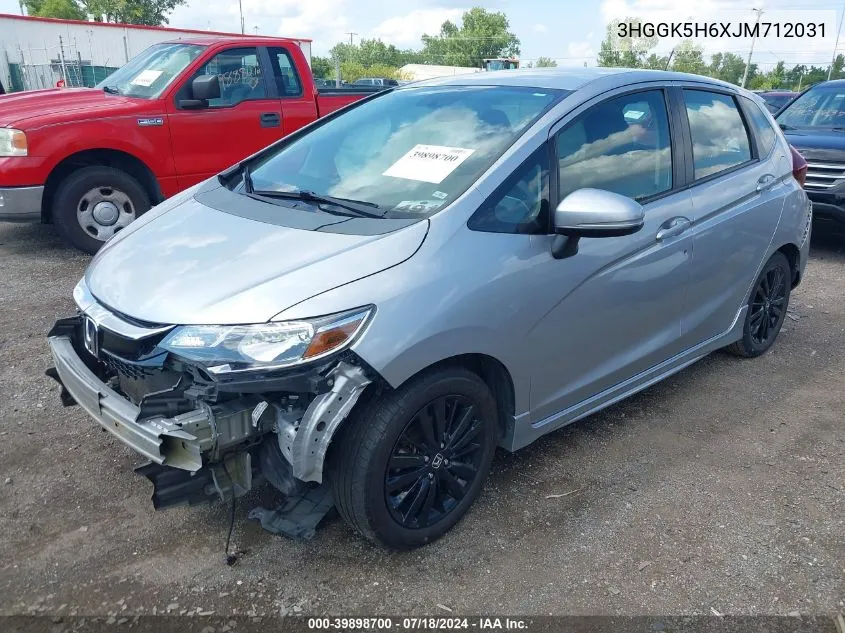 3HGGK5H6XJM712031 2018 Honda Fit Sport