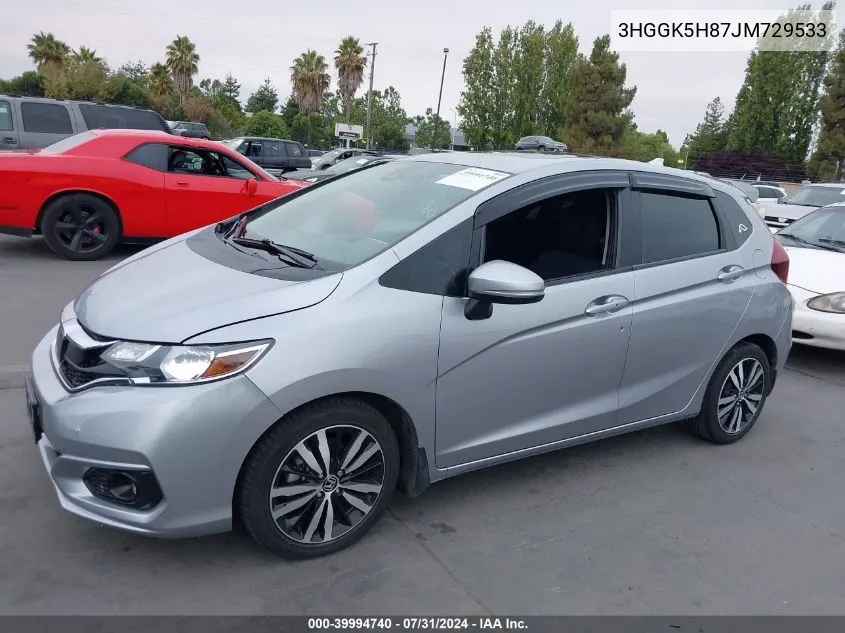 3HGGK5H87JM729533 2018 Honda Fit Ex