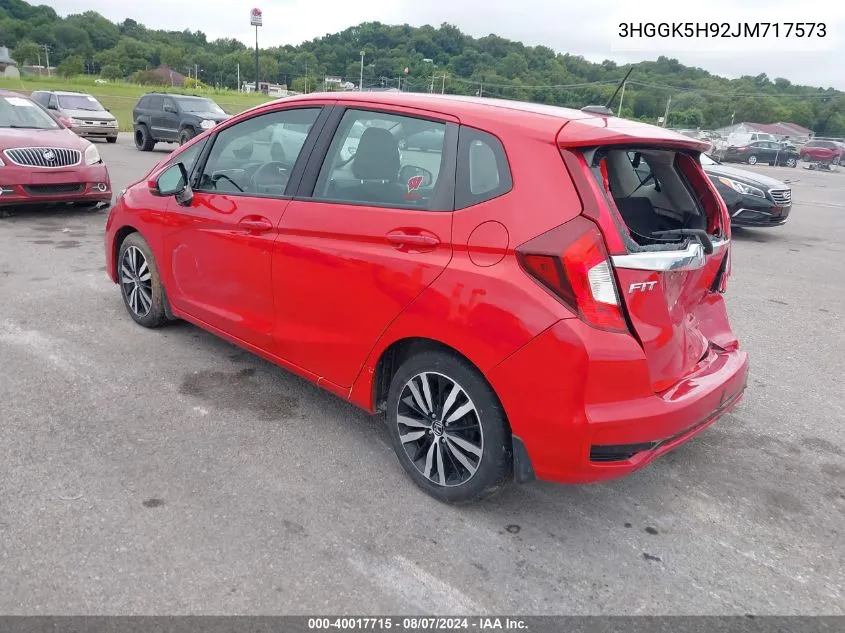 3HGGK5H92JM717573 2018 Honda Fit Ex-L