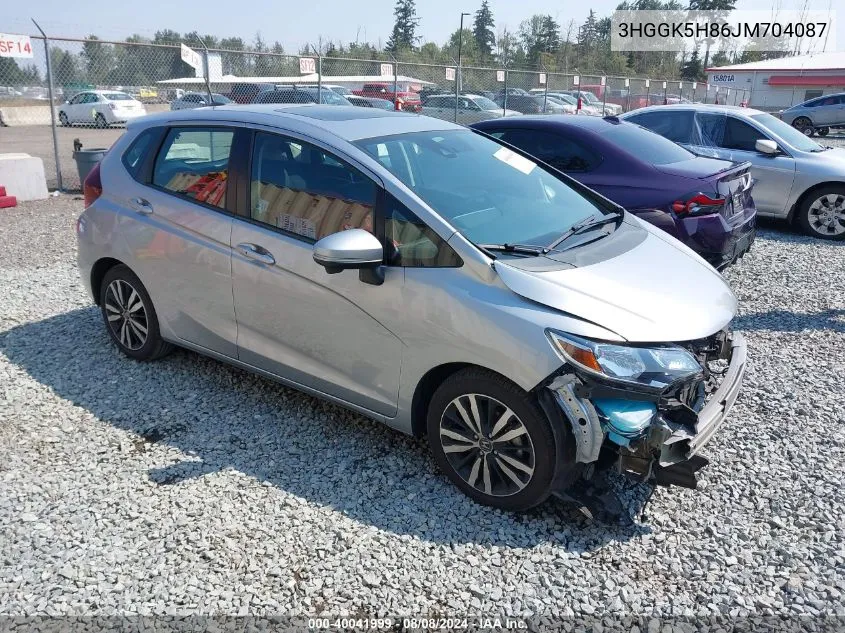 3HGGK5H86JM704087 2018 Honda Fit Ex