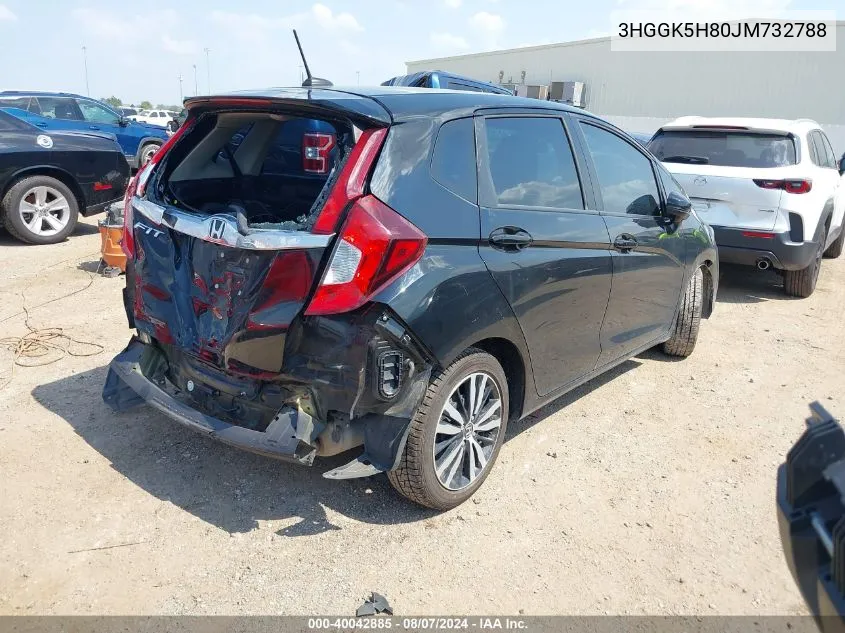 2018 Honda Fit Ex VIN: 3HGGK5H80JM732788 Lot: 40042885