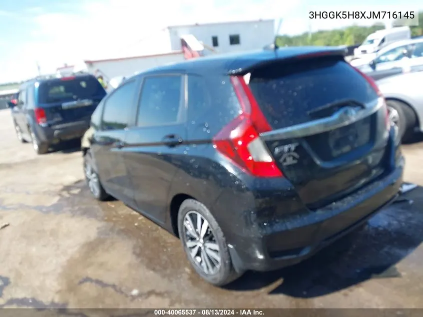 3HGGK5H8XJM716145 2018 Honda Fit Ex