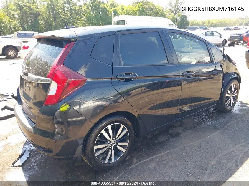 3HGGK5H8XJM716145 2018 Honda Fit Ex