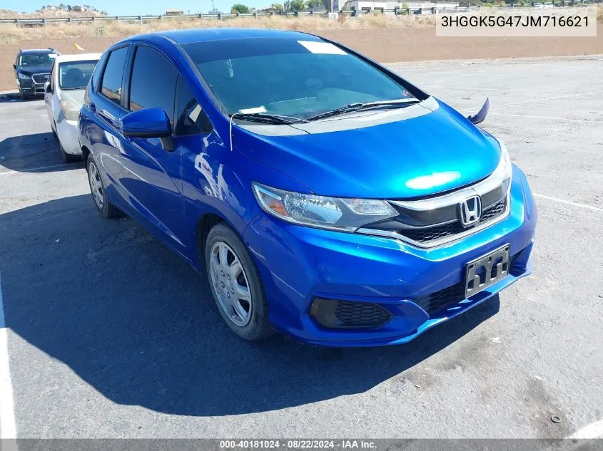 2018 Honda Fit Lx VIN: 3HGGK5G47JM716621 Lot: 40181024