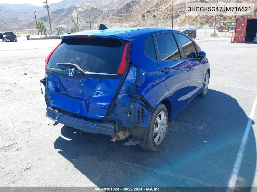 2018 Honda Fit Lx VIN: 3HGGK5G47JM716621 Lot: 40181024