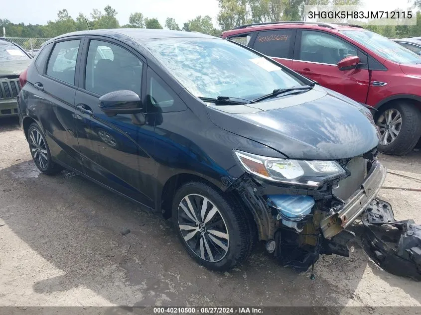 3HGGK5H83JM712115 2018 Honda Fit Ex