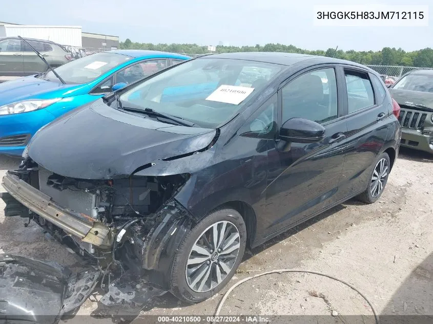 3HGGK5H83JM712115 2018 Honda Fit Ex