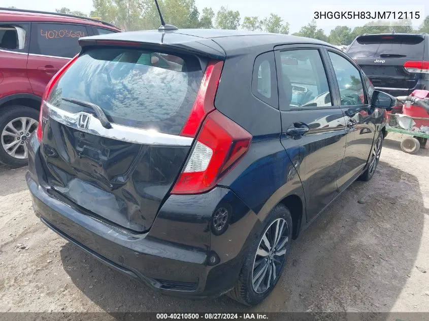 3HGGK5H83JM712115 2018 Honda Fit Ex