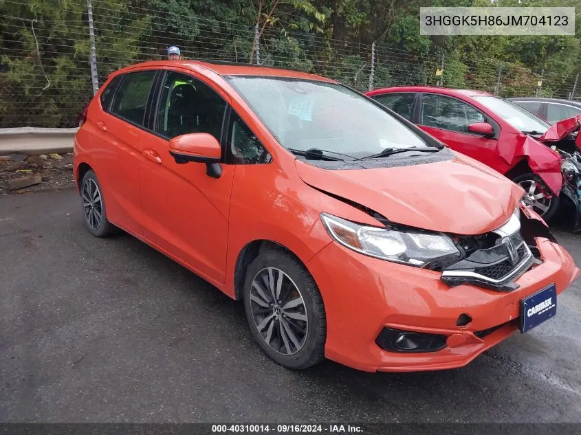 2018 Honda Fit Ex VIN: 3HGGK5H86JM704123 Lot: 40310014