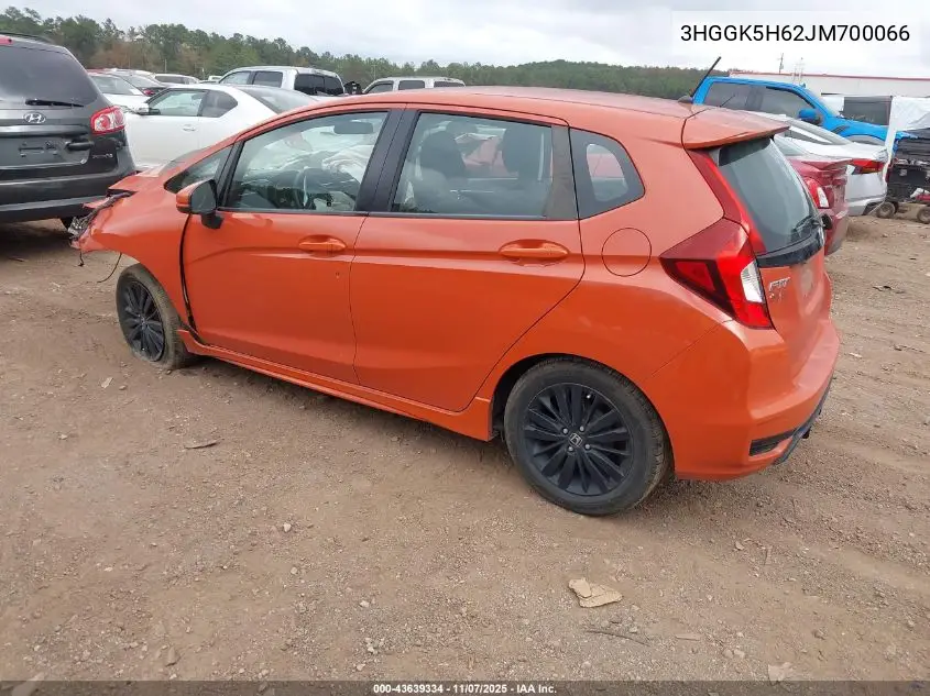 3HGGK5H62JM700066 2018 Honda Fit Sport